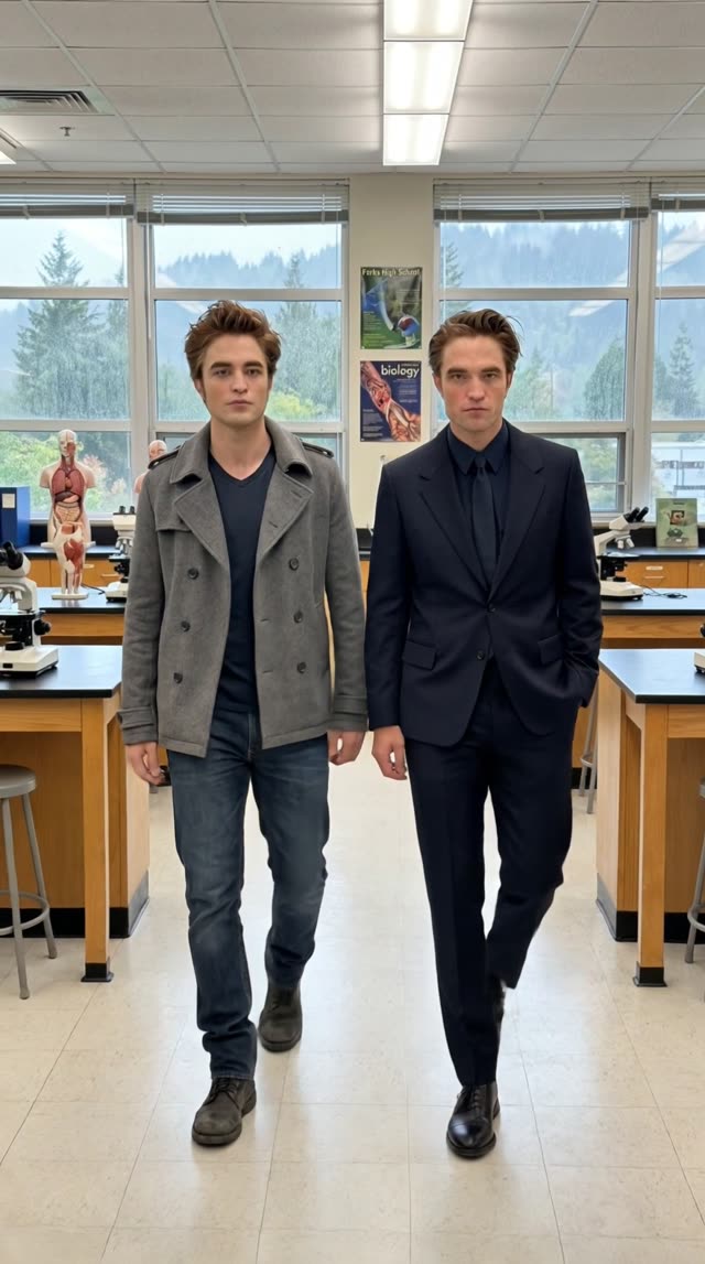 Edward Cullen then and now