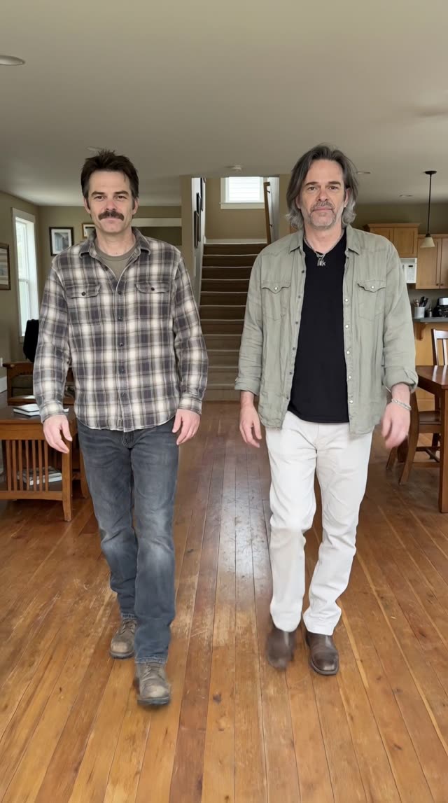 Charlie Swan then and now
